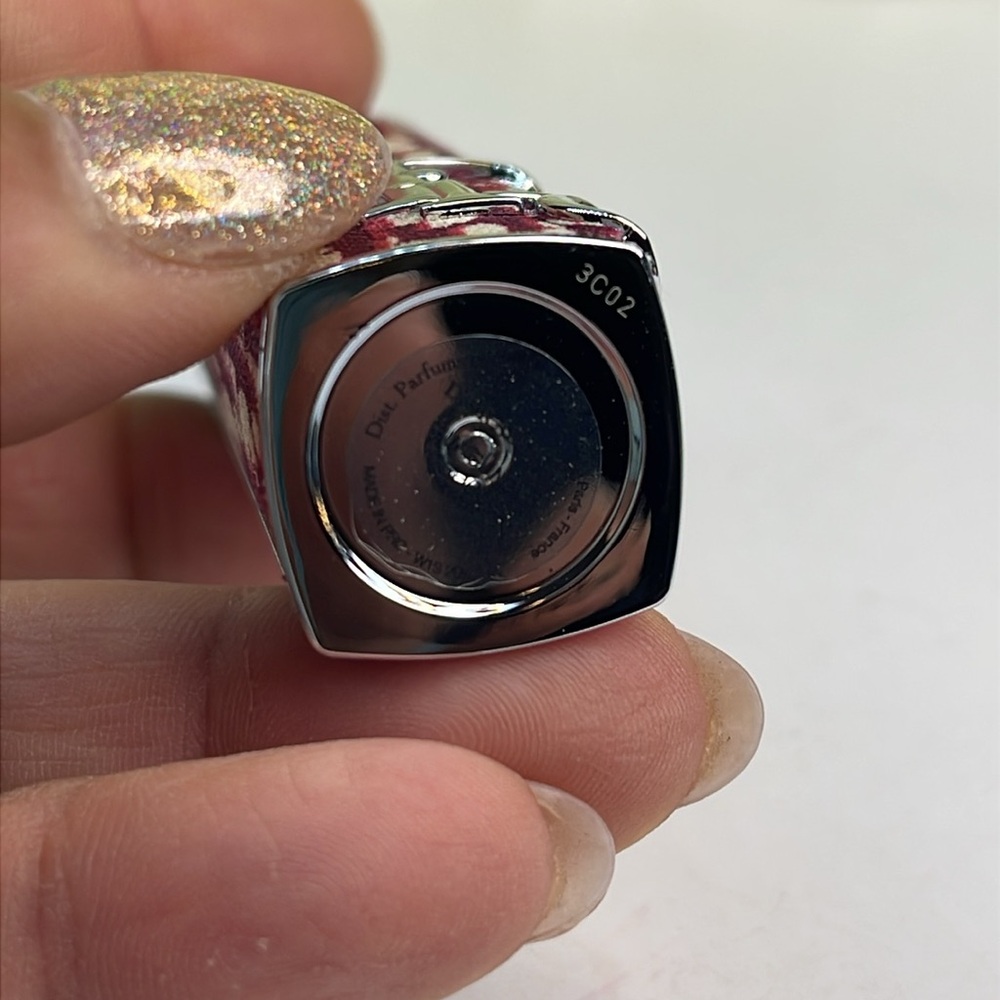 Dior Red Beige Monogram Lipstick Case - Picture 2 of 6
